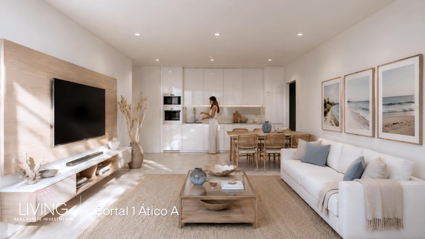 Living Jávea living and kitchen interior