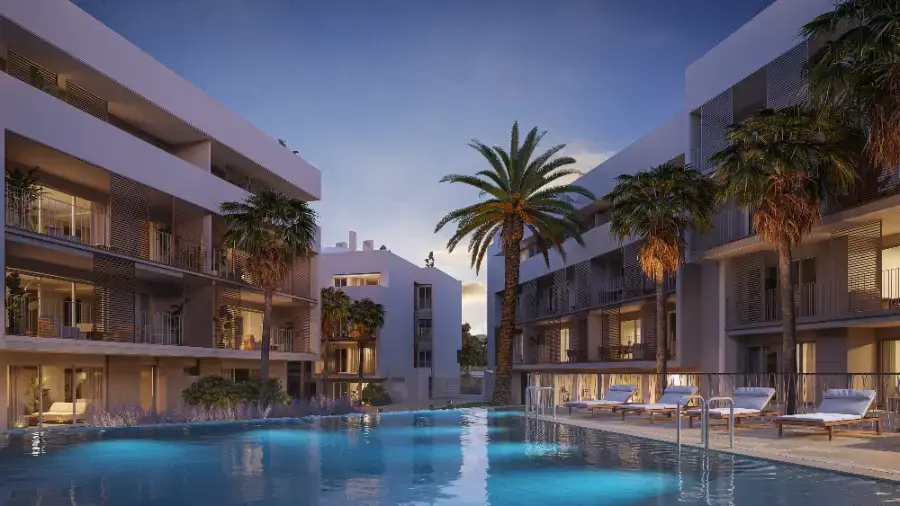 Unic Apartments Jávea pool and communal area